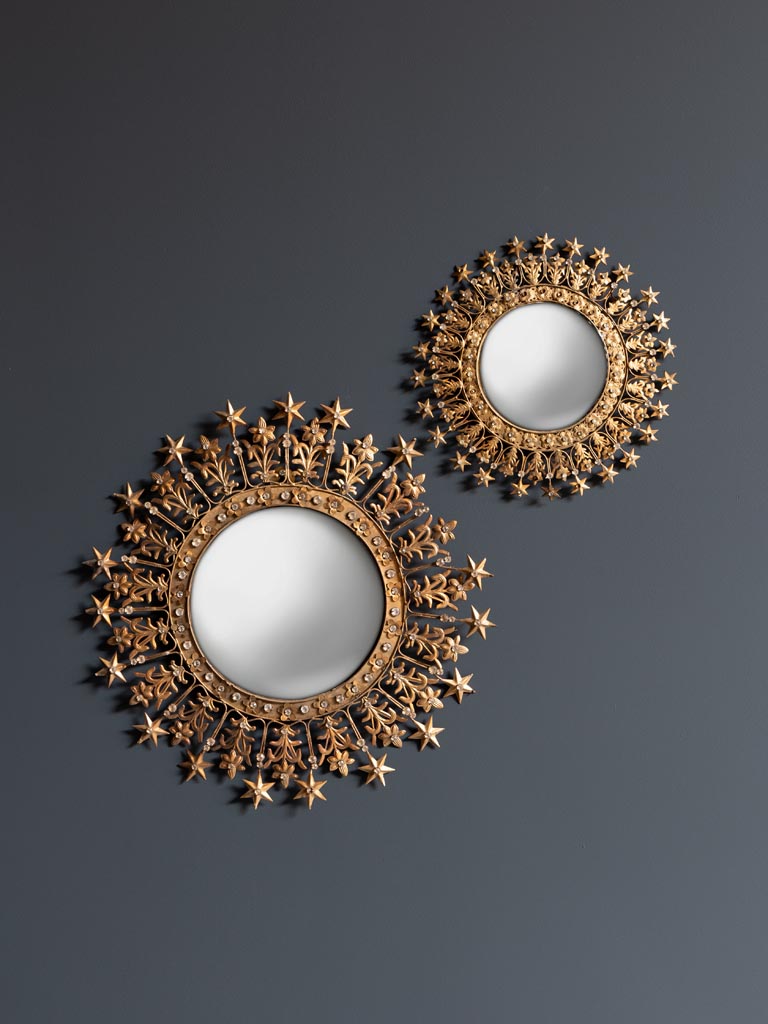 Small convex mirror aureola of stars-4