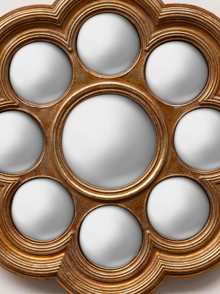 Convex mirror with 8 mini mirrors-3