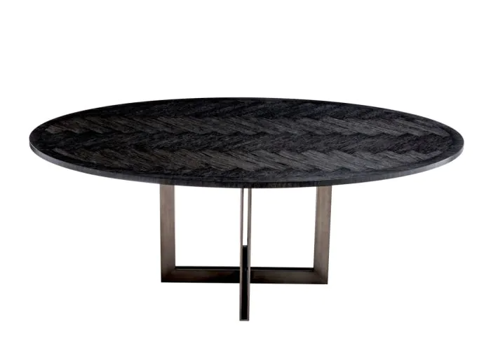 Dining Table Melchior oval_black-1