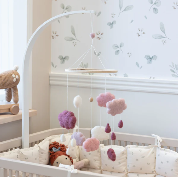 Felted baby mobile-1