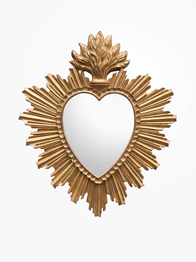 Golden Ex-voto resin mirror-1