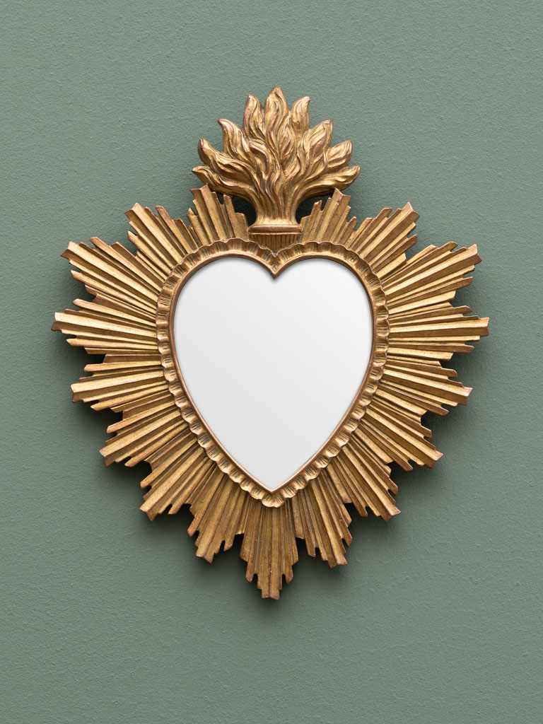 Golden Ex-voto resin mirror-2