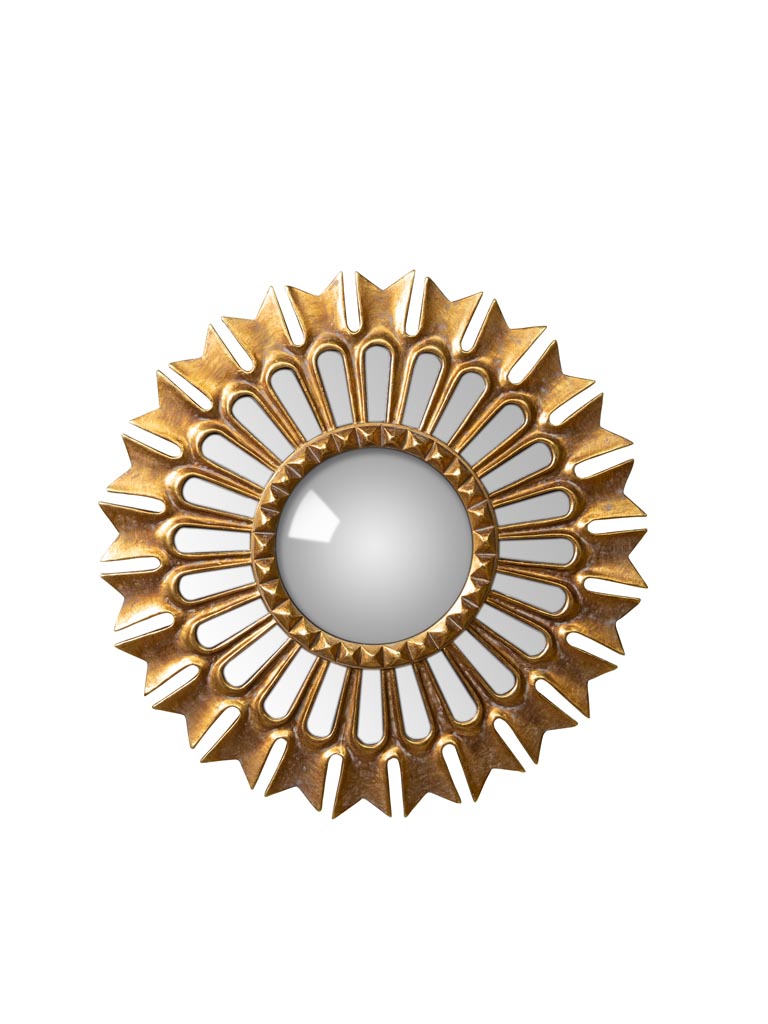 Golden convex mirror Doplo-1