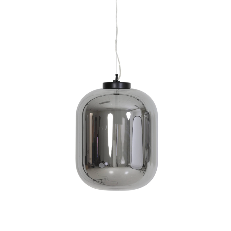 Hanging lamp Ø35x42,5 cm JULIA smoked glass-1